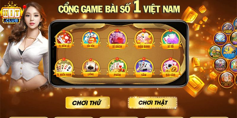 Bài đánh giá về Hitclub với đa dạng thể loại game